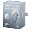 Satisfyer Stimulateur de Clitoris Tap & Climax 1 Gris Clair